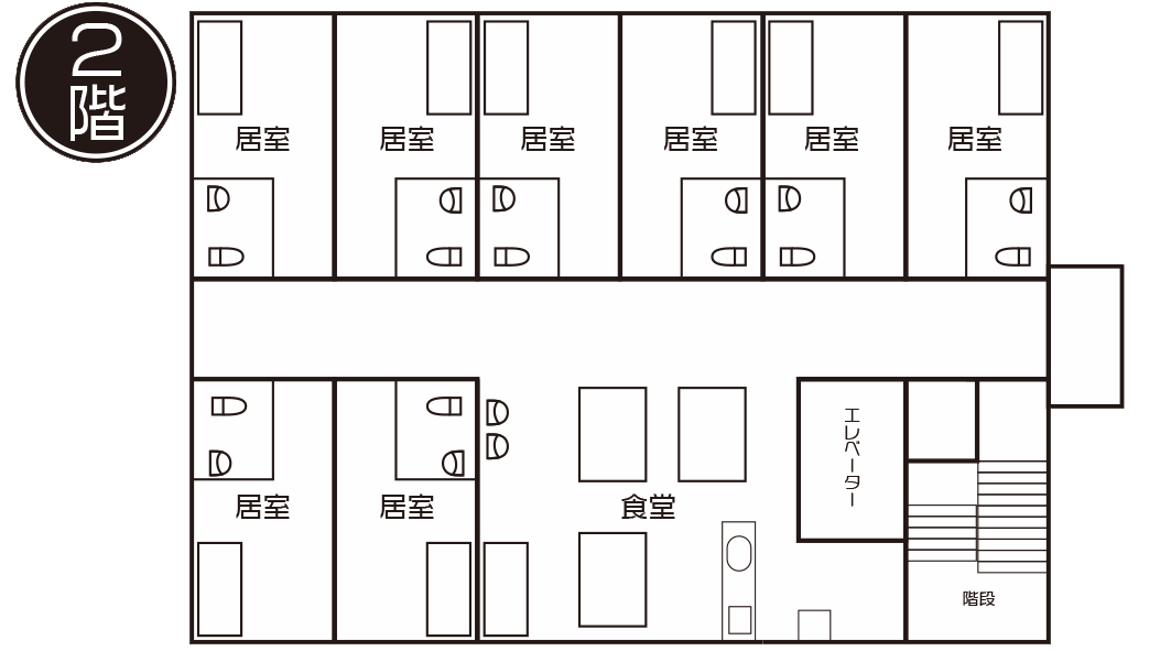 2階の見取り図